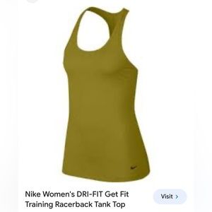 SMALL NIKE DRY FIT RACER BACK TANK TOP